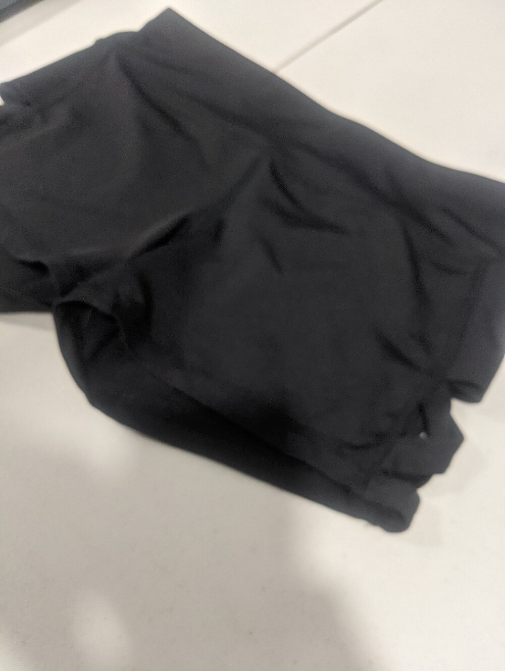 Vintage Rare Retro Black Shorts Workout Swimwear Coverup Pool Party Summer Goth